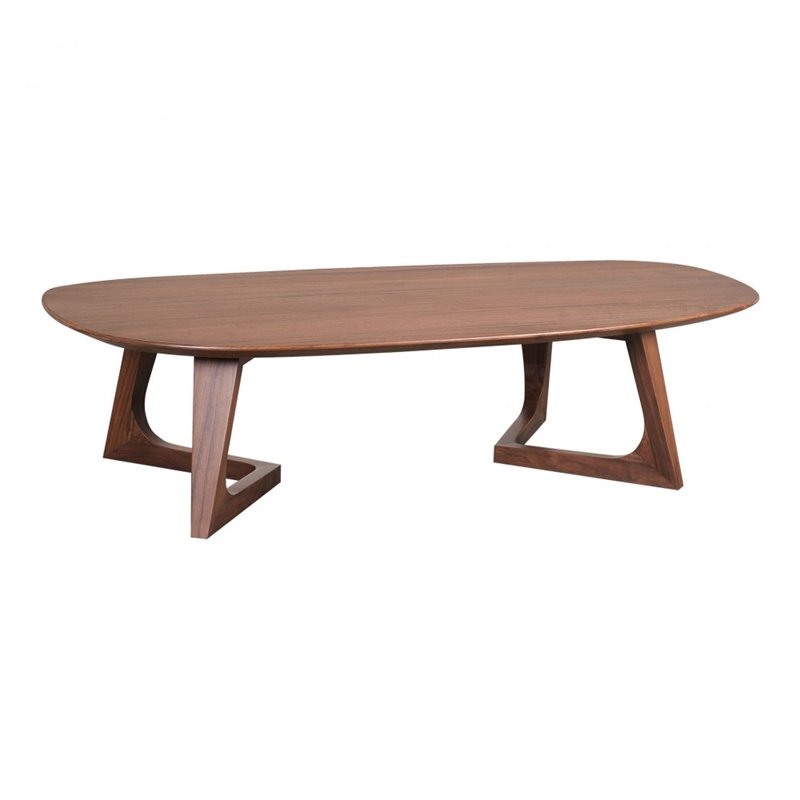 Moe S Home Godenza 42 Mid Century Modern Solid Wood Coffee Table In Walnut Cb 1005 03
