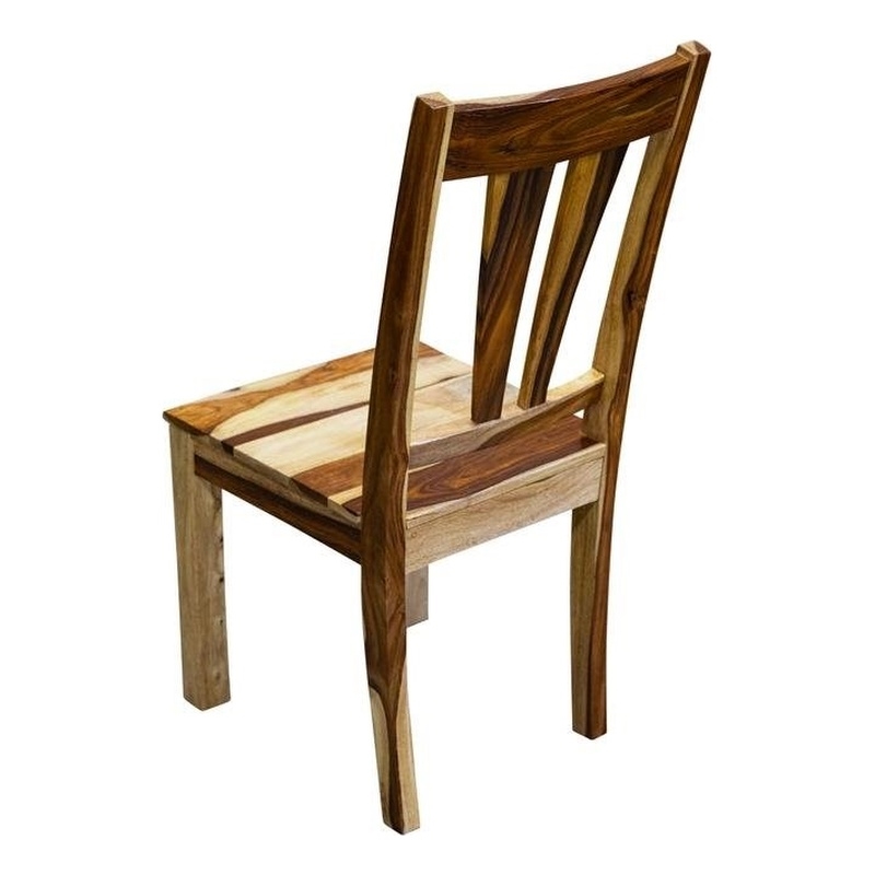 Porter Designs Kalispell Solid Sheesham Wood Dining Side Chair 07 116 02 Pdu106 1