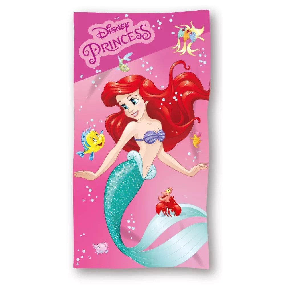 Disney Princess strandlaken Sparkling Mermaid Fa sneldrogend 70 x 140 cm - polyester