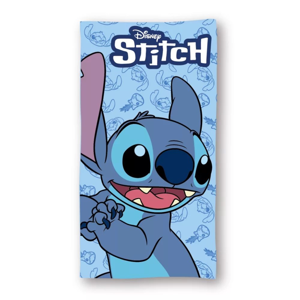 Lilo en Stitch strandlaken Big Smile Zwaaiend Fas sneldrogend 70 x 140 cm - polyester
