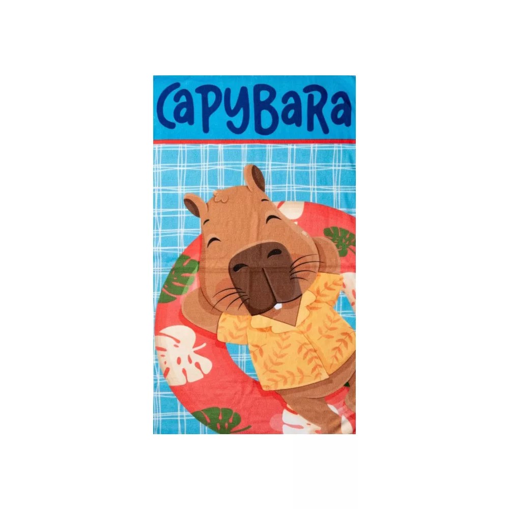 Capybara strandlaken Float Fun sneldrogend 70 x 140 cm – polyester