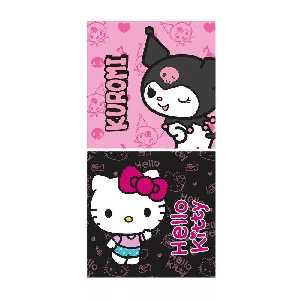 Hello Kitty strandlaken Magic Duo sneldrogend 70 x 140 cm - polyester