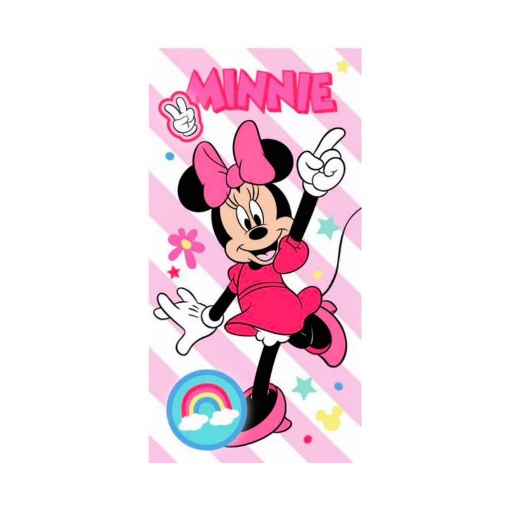 Disney Minnie Mouse strandlaken Joy Splash sneldrogend 70 x 140 cm - polyester