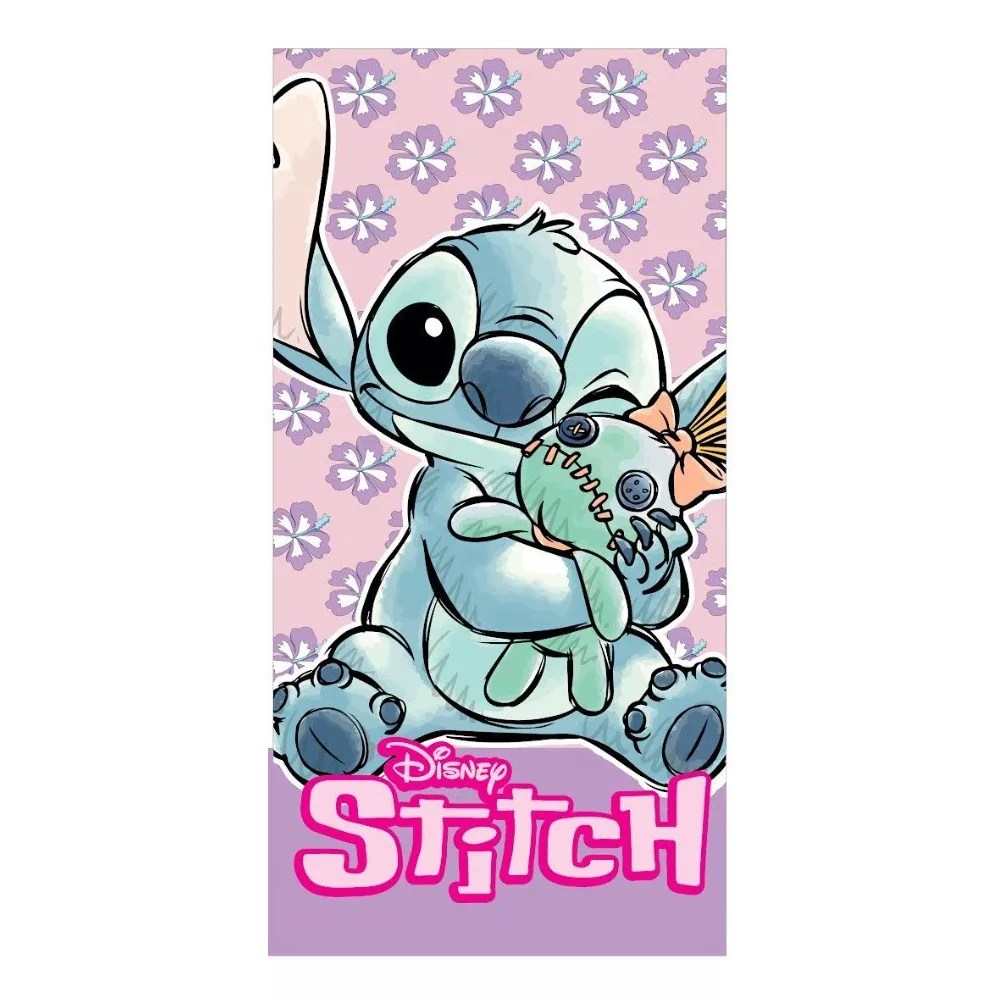 Lilo en Stitch strandlaken Snuggle sneldrogend 70 x 140 cm - polyester