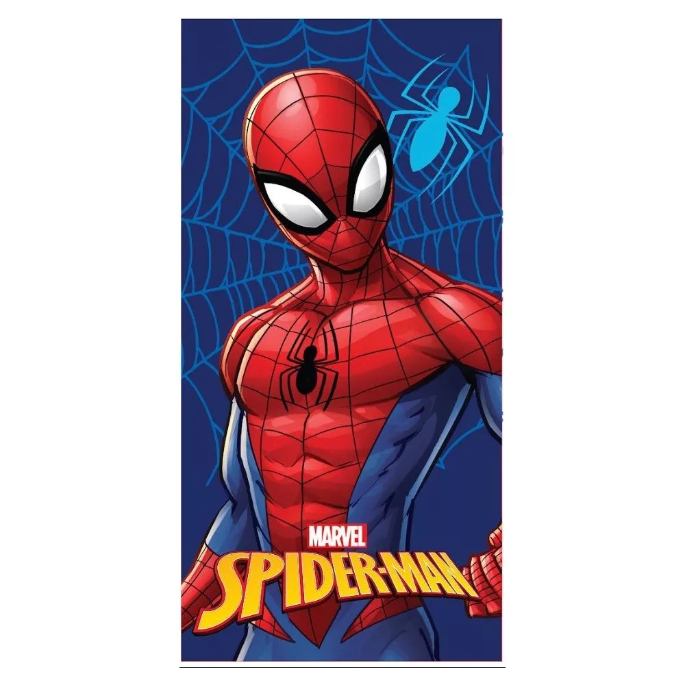 Spiderman strandlaken Super Swing sneldrogend 70 x 140 cm - polyester