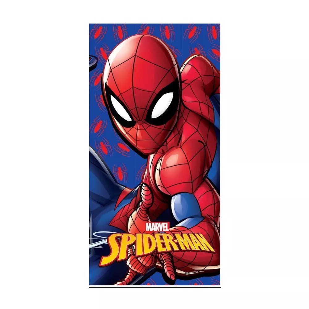 Spiderman strandlaken Web Strike Ja sneldrogend 70 x 140 cm - polyester
