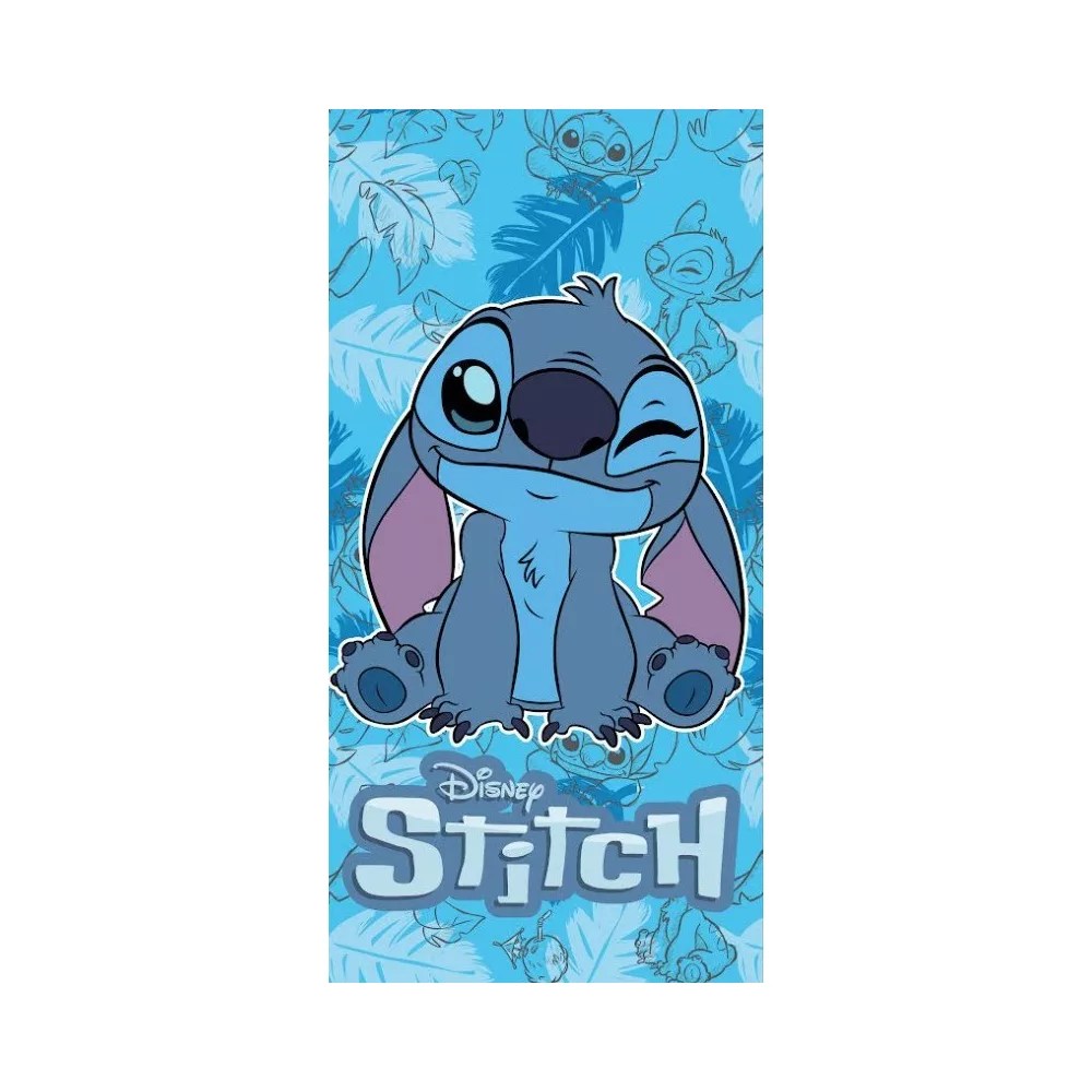 Lilo en Stitch strandlaken Sweet Wink sneldrogend 70 x 140 cm - polyester