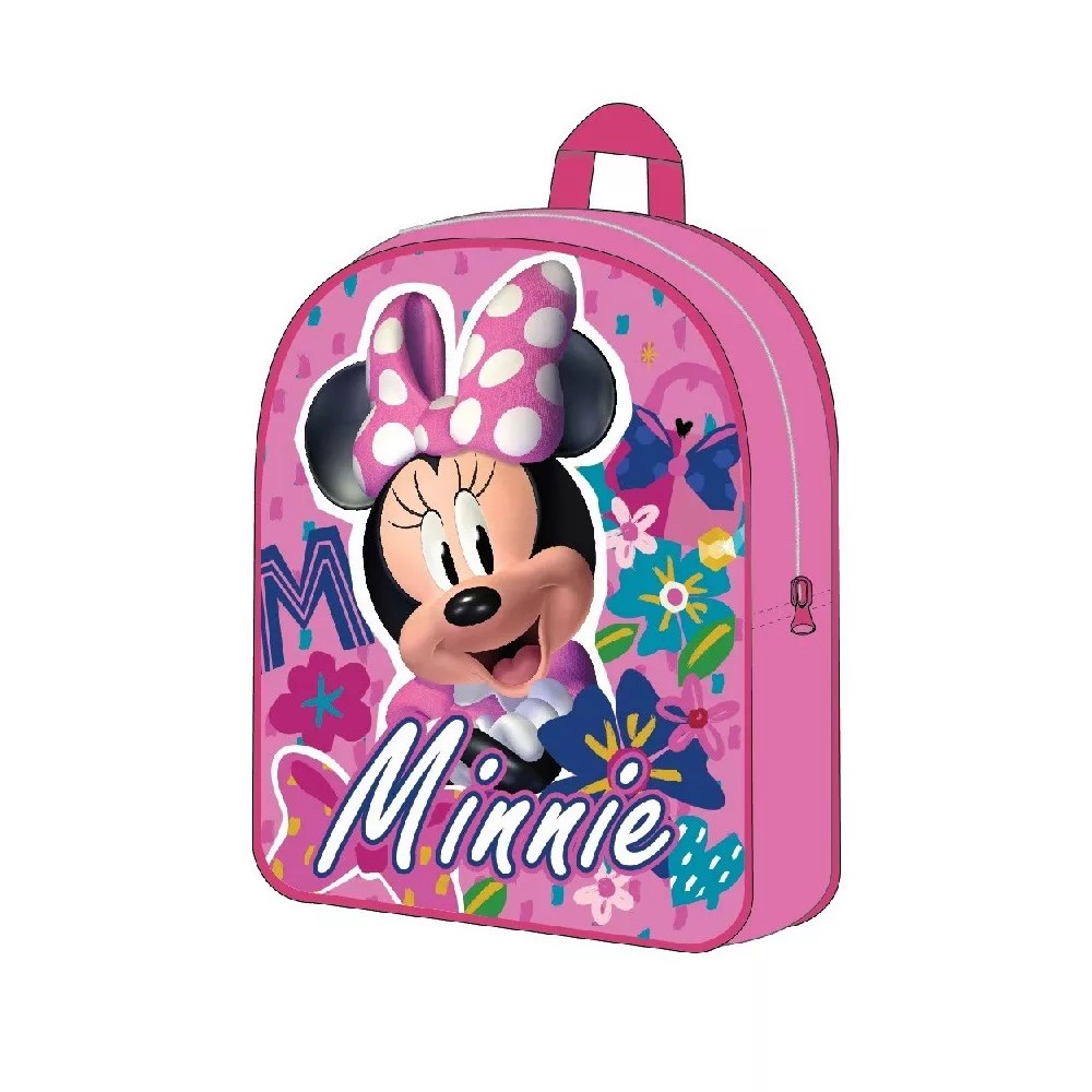 Disney Minnie Mouse rugtas Flowers 30 x 26 x 10 cm Pink (FML994802)