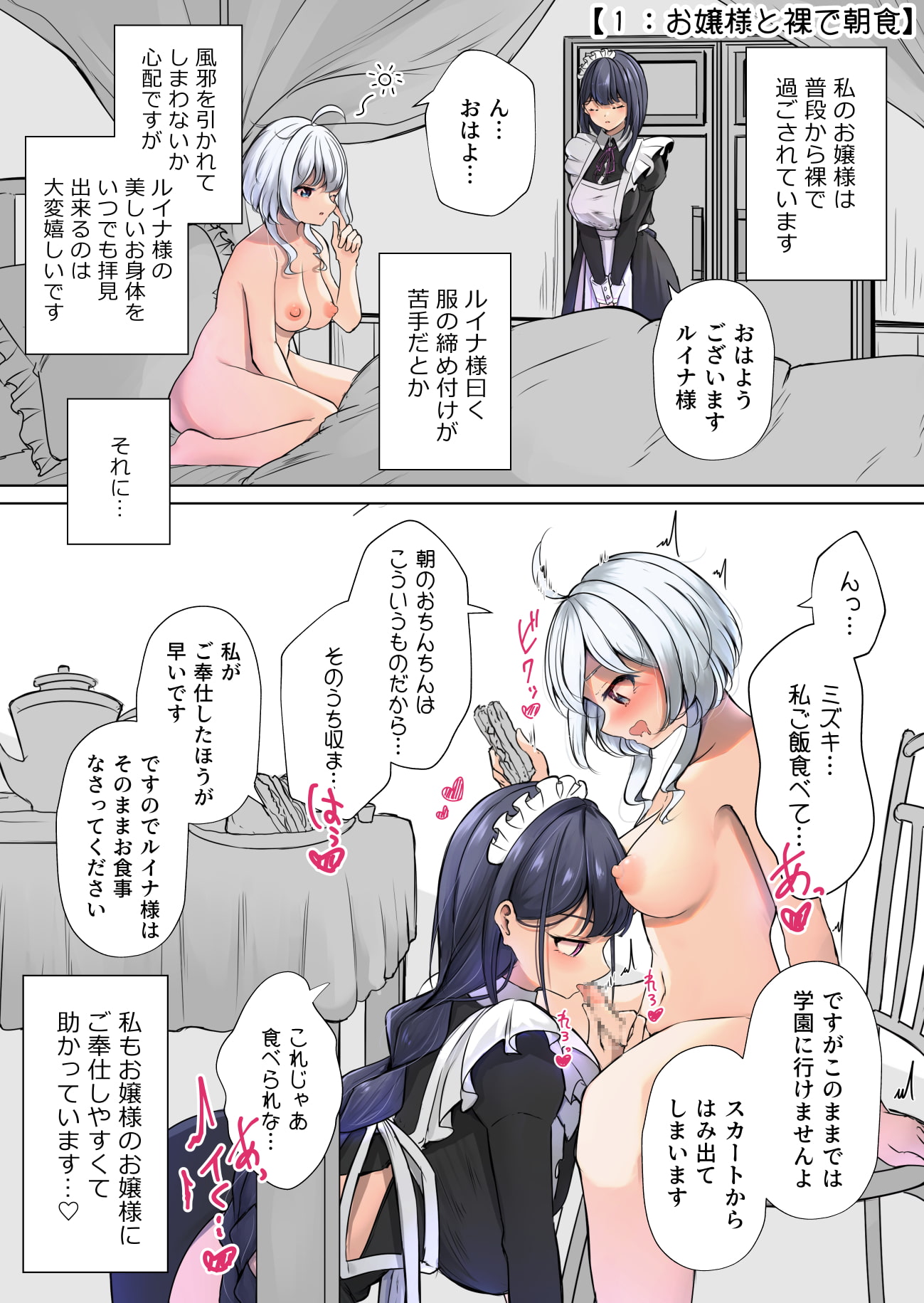ふたなりお嬢様がメイドに性処理をしてもらう同人誌の紹介【ぷらねたりうむ】 - DLチャンネル みんなで作る二次元情報サイト!