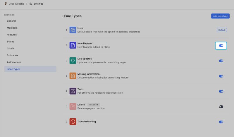 Add Configure And Control Your Issue Types Plane - Elegant Landscape Image - Full HD