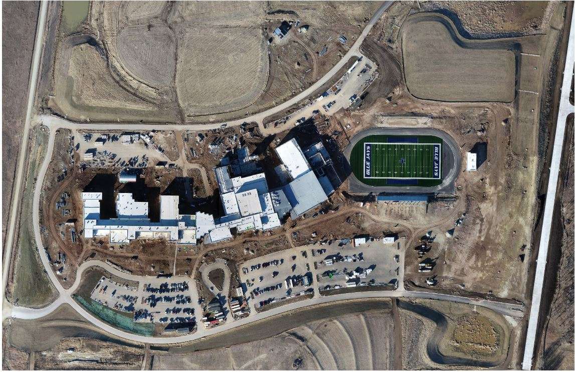 New junction city high school construction continues on schedule