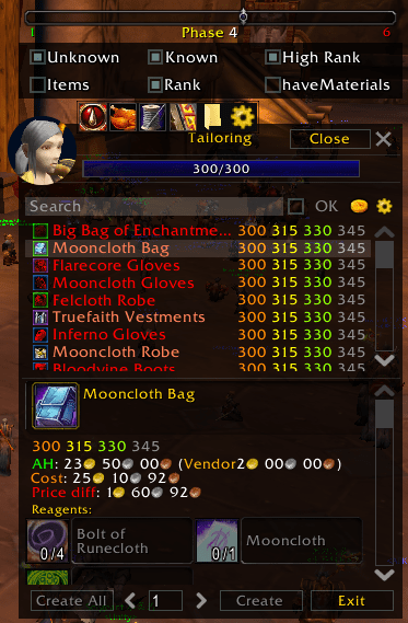 Craftsmans Writ - Runecloth Bag is a quest item needed for Craftsmans Writ - Runecloth Bag.
