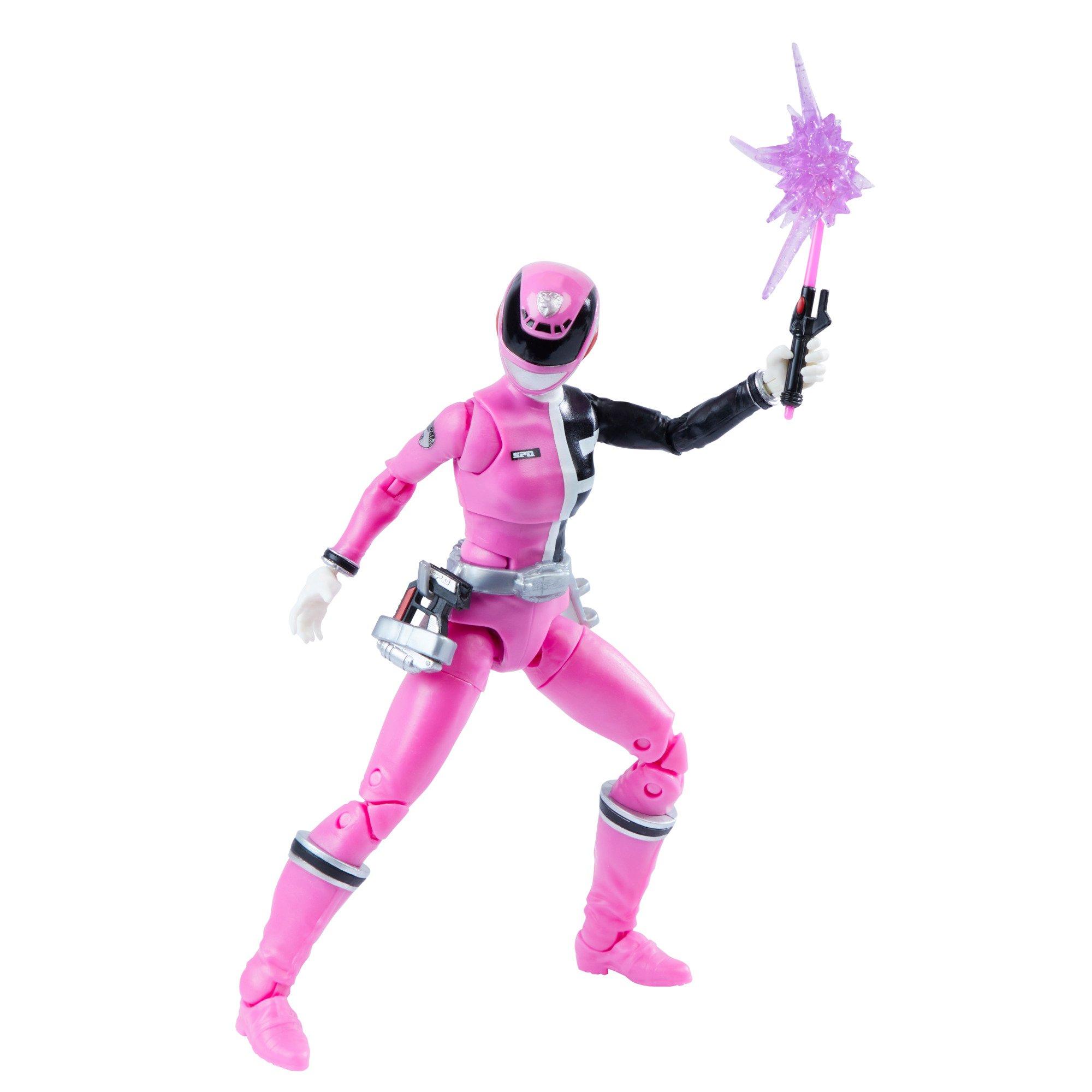 She is given pink ranger . Hasbro Power Rangers S P D Pink Ranger Lightning Collection 6 In Action Figure Gamestop