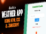 Build A Weather App In Html Css Javascript Geeksforgeeks Videos