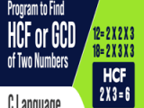 C Program To Find Gcd Or Hcf Of Two Numbers Geeksforgeeks Videos
