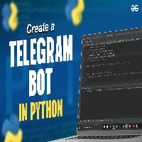 Develop A Custom Telegram Bot Using Python Telegram Scraping Bot By - Classic Geometric Art - High Resolution