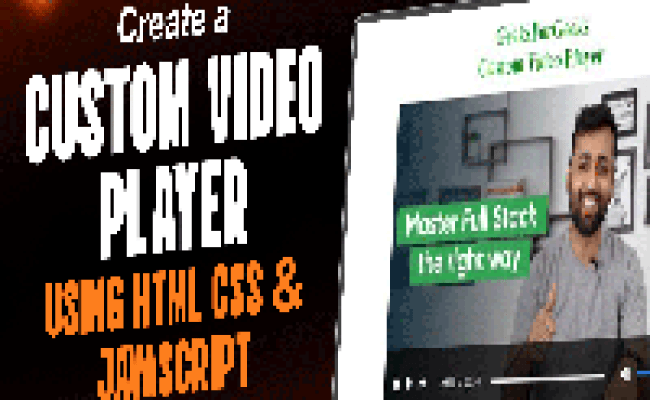 Custom Video Player Using HTML, CSS And JavaScript - GeeksforGeeks | Videos