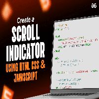 How To Create A Scroll Indicator Using Html Css Js - Premium Geometric Illustration Gallery - HD