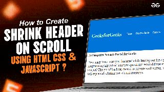 Create Shrink Header On Scroll Html Css And Javascript Codemagnet - Download Elegant Minimal Design | 8K