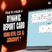 How To Create A Dynamic Report Card Using Html Css And Javascript - Desktop Abstract Photos for Desktop