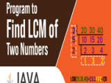 Java Program To Find Lcm Of Two Numbers Geeksforgeeks Videos
