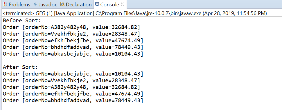 Java 8 Sorting Stream On Multiple Fields With Parator Thenparing Javaprogramto Assume that no two books will have same price. Java 8 Sorting Stream On Multiple Fields With Parator Thenparing Javaprogramto The sort method takes the list to be sorted final sorted list is also the same and a comparator.