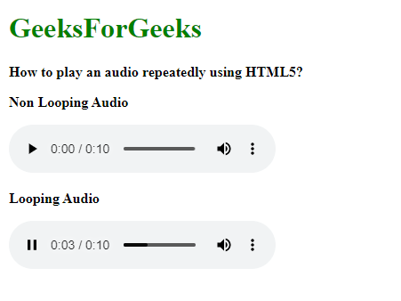 Sep 06, 2021 · list / mus… read more list / music play asp?act= / list / music play asp?act= / number one music is a scam the dynamic universe blog : How To Play Audio Repeatedly Using Html5 Geeksforgeeks