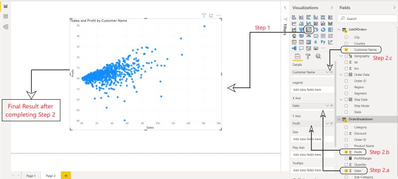 Leveraging Scatterplot For Interactive Data Analysis In Power Bi - Geometric Arts - Modern Retina Collection