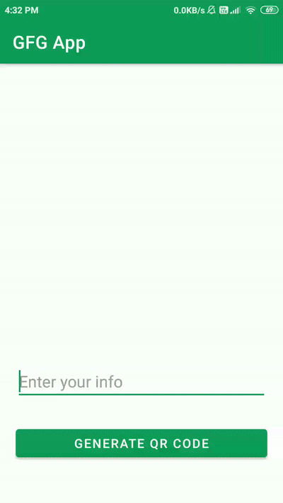 The handy quick response barcodes can. How To Generate Qr Code In Android Geeksforgeeks