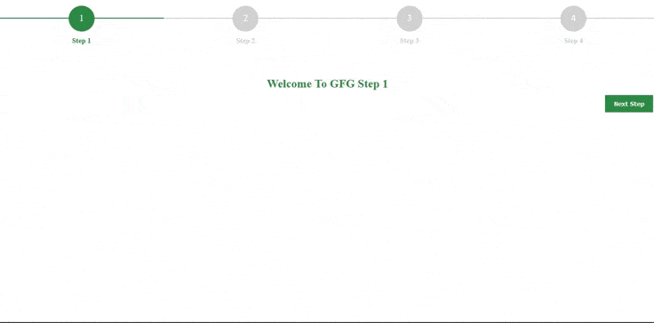 Create multi step progress bar using bootstrap
