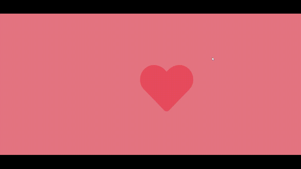 Effet d'animation cardiaque pulsé utilisant html et css