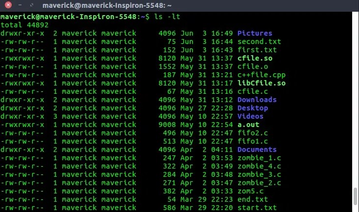 ls Command in Linux - GeeksforGeeks (7) ls Command in Linux - GeeksforGeeks (7)