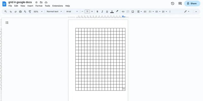 How To Make A Grid In Google Docs - GeeksforGeeks (11) How To Make A Grid In Google Docs - GeeksforGeeks (11)