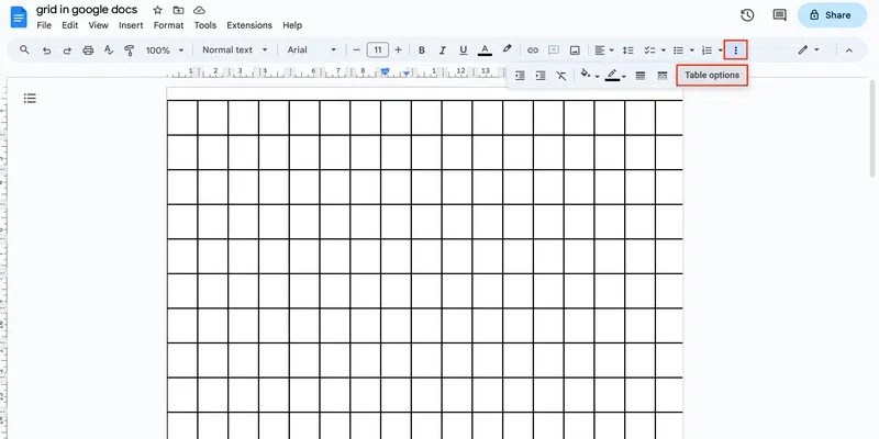 How To Make A Grid In Google Docs - GeeksforGeeks (15) How To Make A Grid In Google Docs - GeeksforGeeks (15)