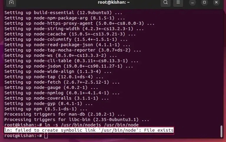 How to Install Node.js and npm on Ubuntu? - GeeksforGeeks (2) How to Install Node.js and npm on Ubuntu? - GeeksforGeeks (2)