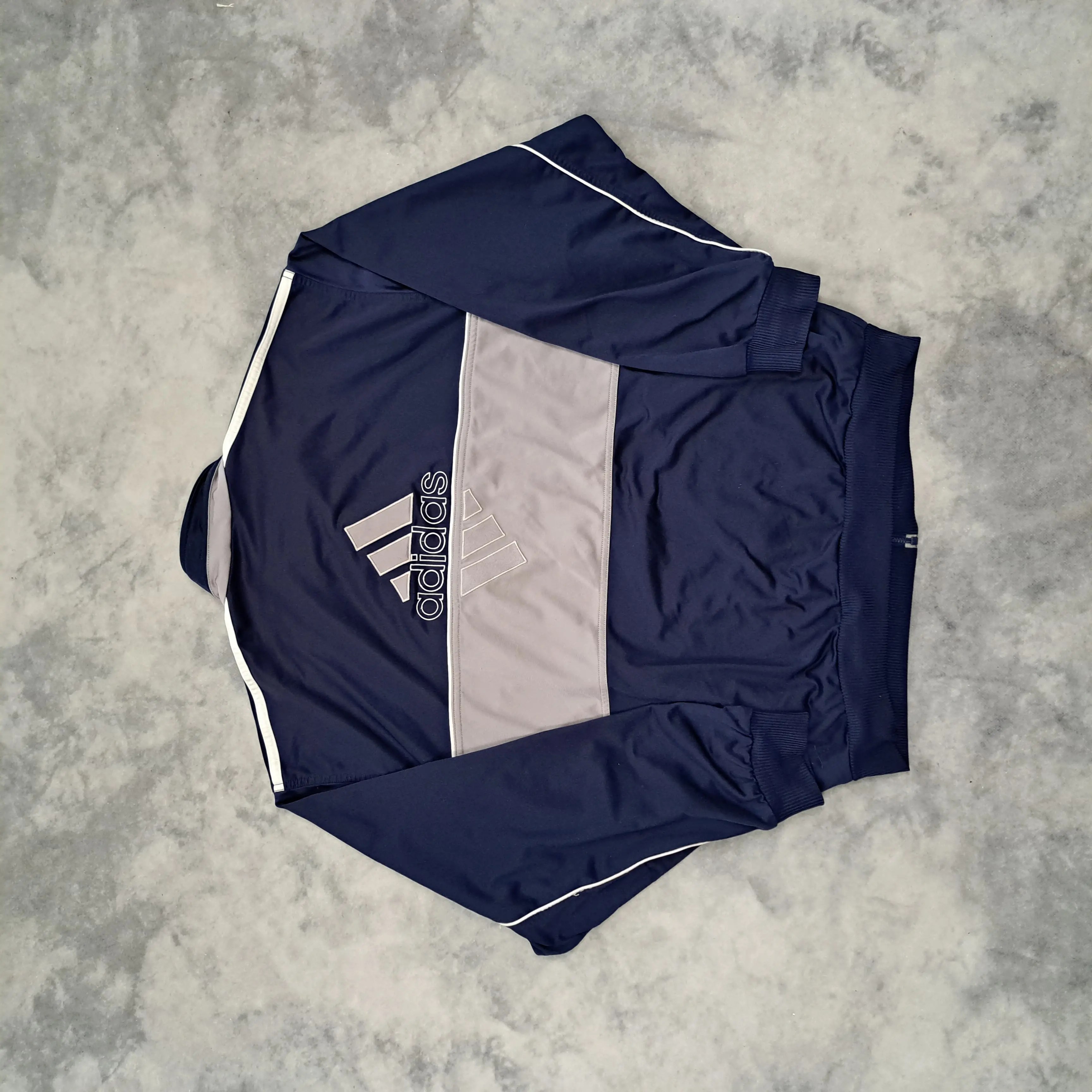 Adidas Vintage 90s Adidas Tracksuit Drill Rare Track Top Trackpants