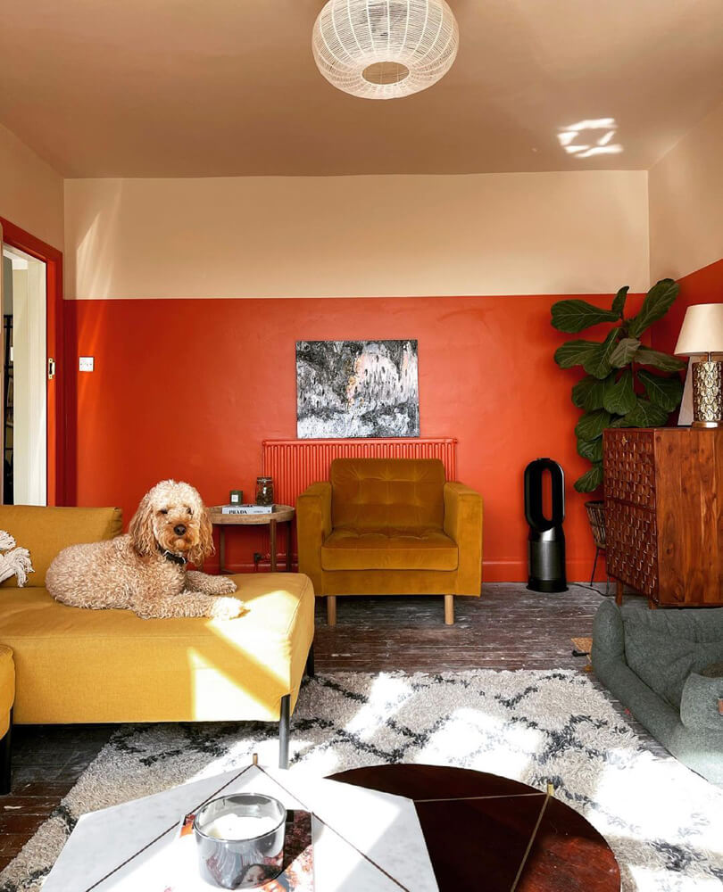 6 ways to style orange in your home decor