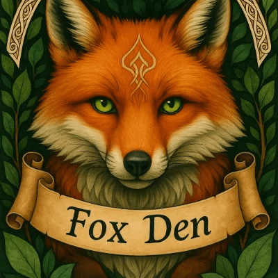 Fox Den Cgtrader - Modern Abstract Design - High Resolution