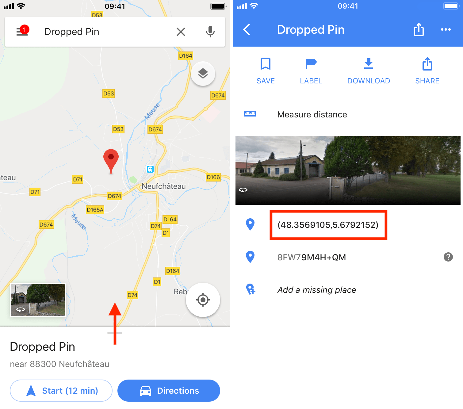 How To Find Coordinates From Google Maps Free Worksheets Printable View GPS Coordinates In Google Maps App 