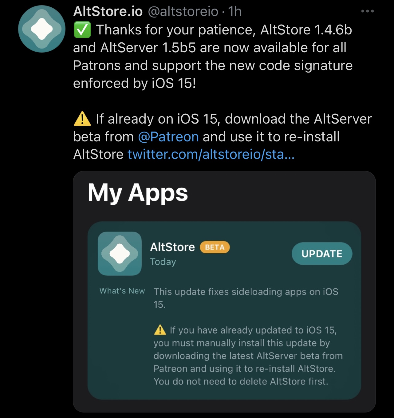 images Altserver Download For Mac new altstore beta available with