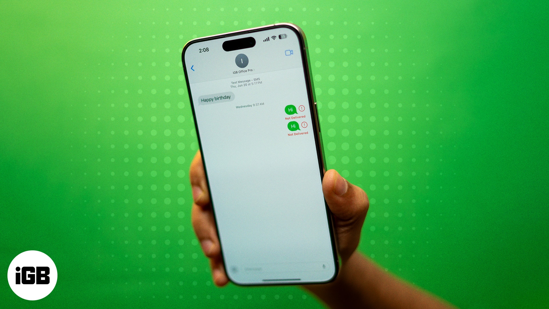 Fix imessage not working for a particular contact