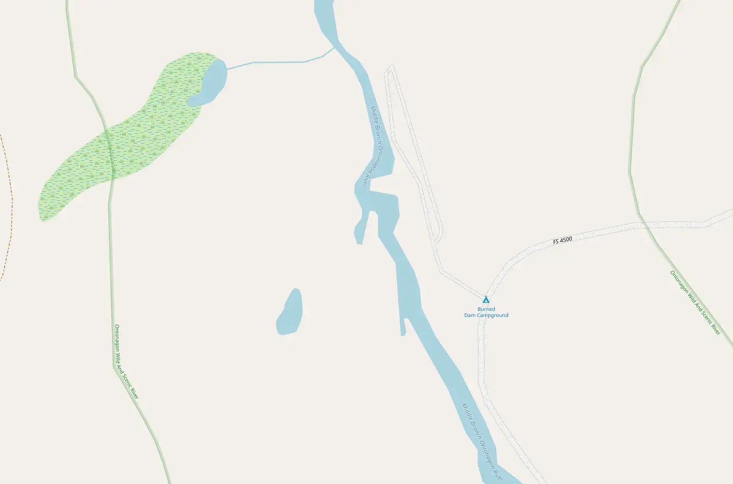 Burned Dam Campground In Watersmeet United States Of America 2026 Burned Dam Campground Map 795109.webp