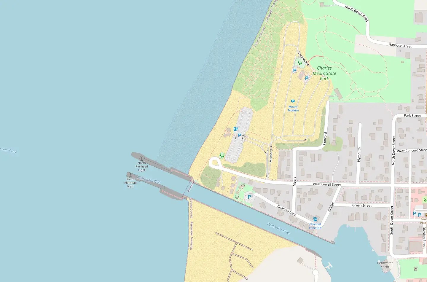Mears State Park Campground In Pentwater United States Of America Mears State Park Campground Map 794571.webp