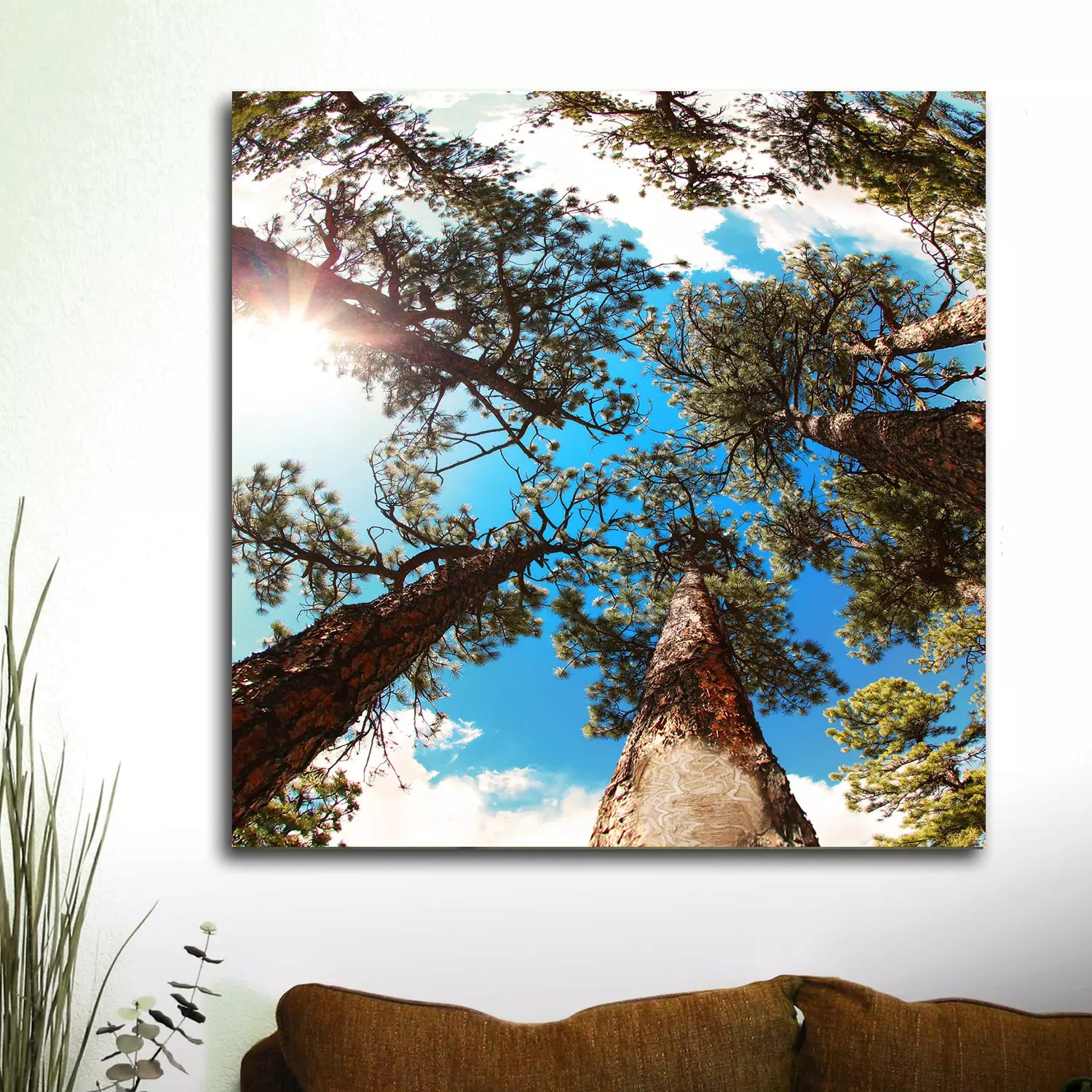 Through Pines Print Katiebrooksart - Best Gradient Images in Ultra HD