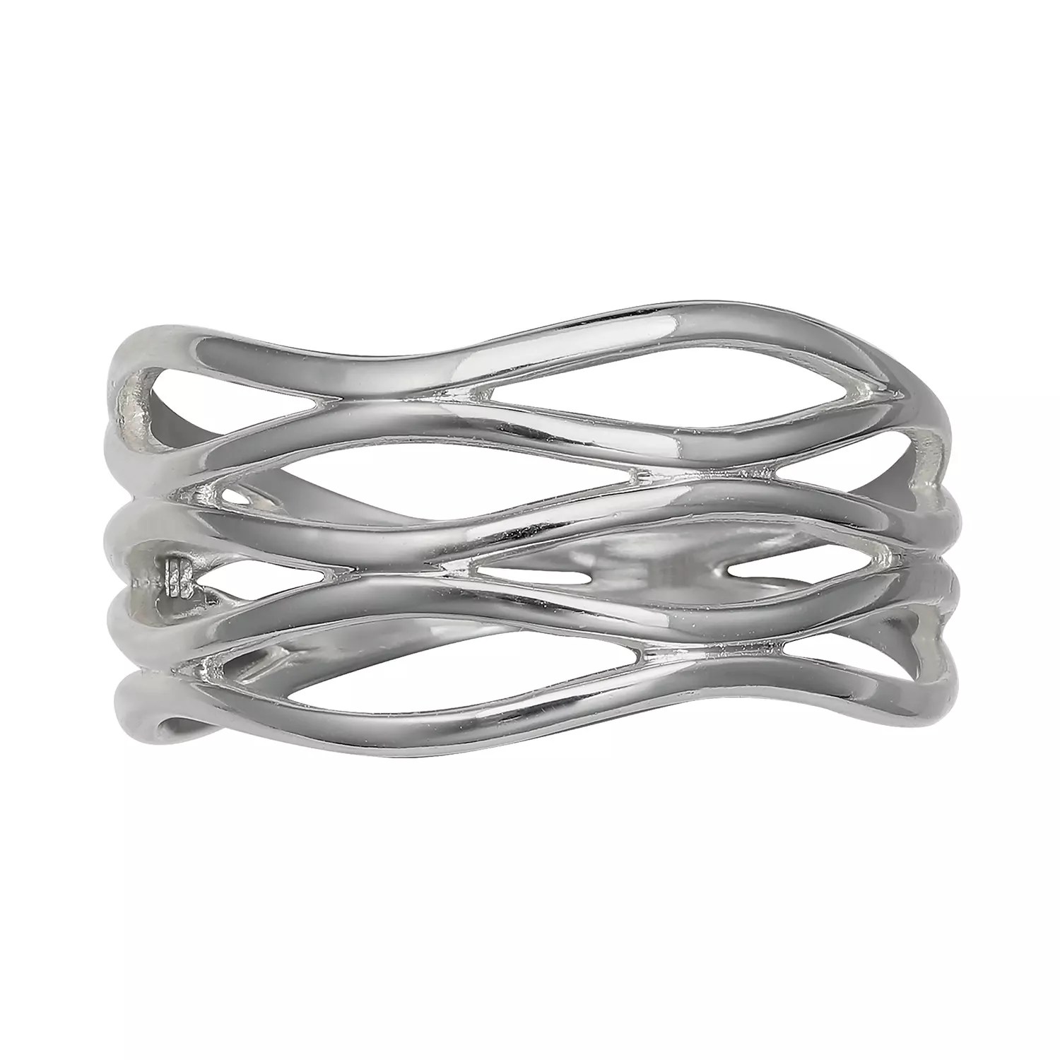 Primrose Sterling Silver Wave Ring - Download Beautiful City Photo | HD