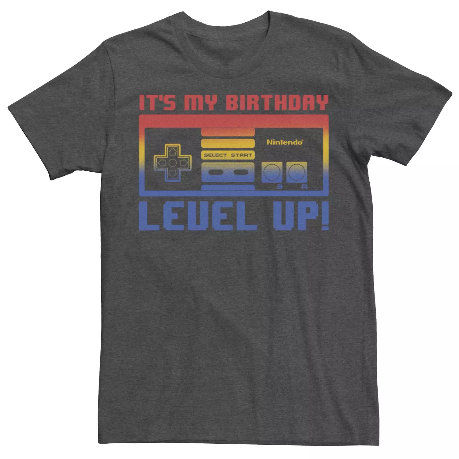 Nintendo Level Up Controller Tee Roaman S - Geometric Wallpaper Collection - 4K Quality