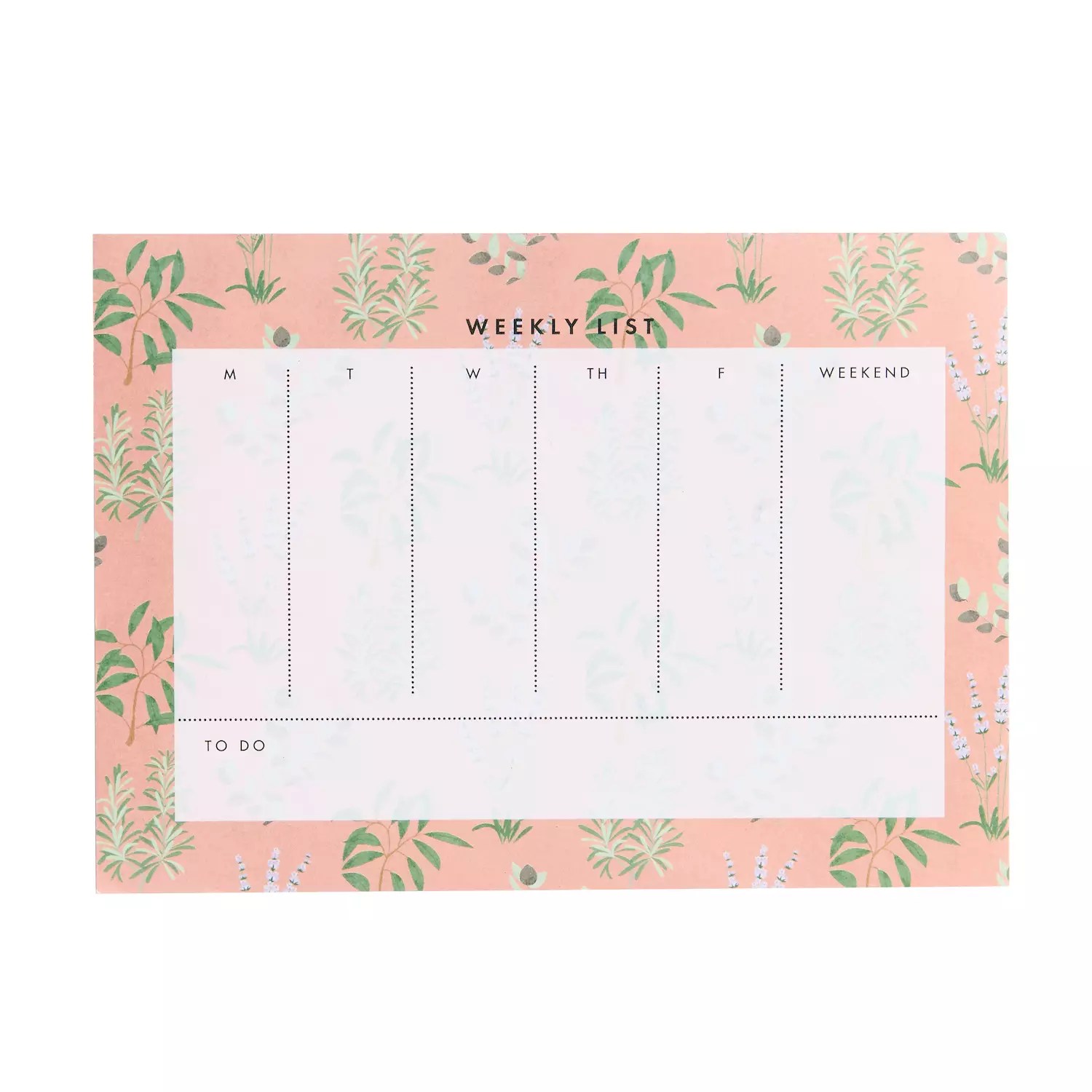 Weekly List Pad Earthen - Premium Ocean Pattern Gallery - Mobile