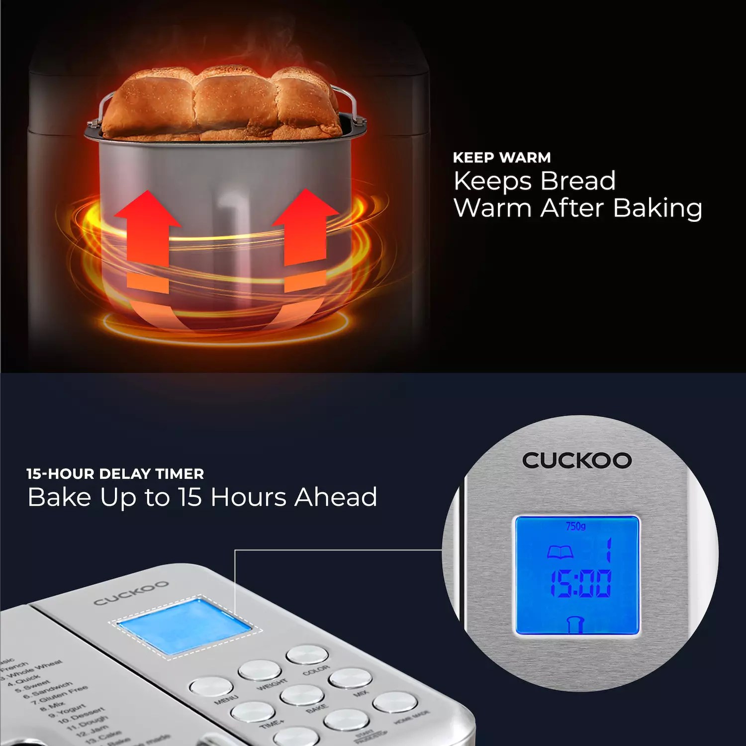 Cuckoo 2 Lb Multifunctional Bread Maker - Elegant 4K Landscape Backgrounds | Free Download