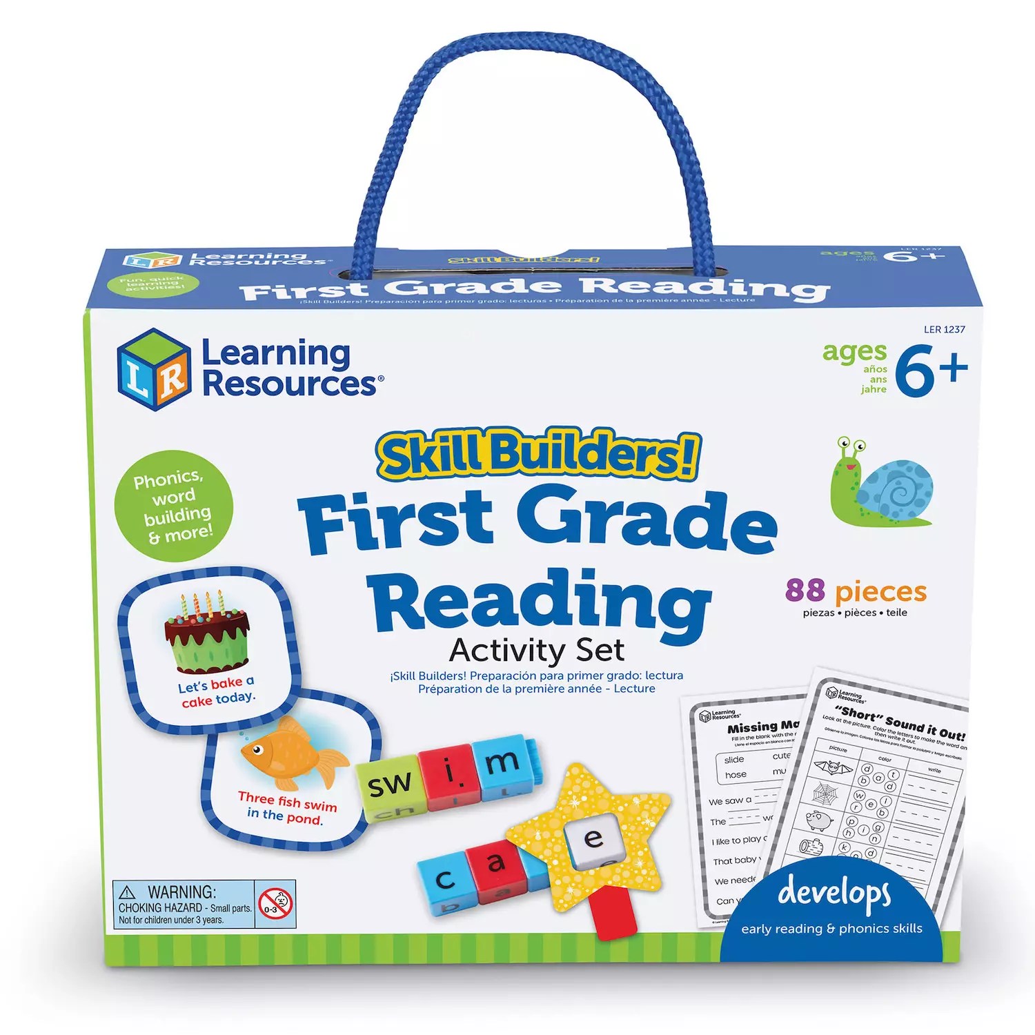 Learning Resources Skill Builders 1st Grade Reading - Minimal Pattern Collection - High Resolution Quality