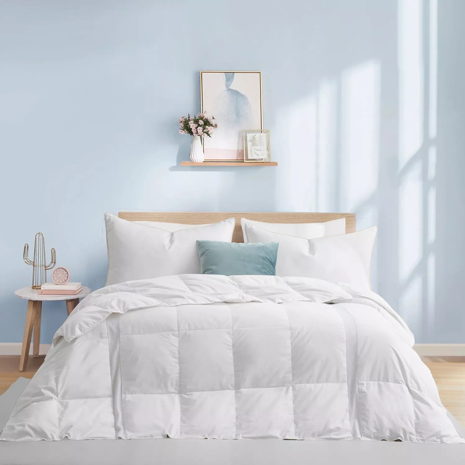 Lightweight Breathable 75 White Down Comforter Cooling Oversized - Premium Gradient Picture Gallery - High Resolution